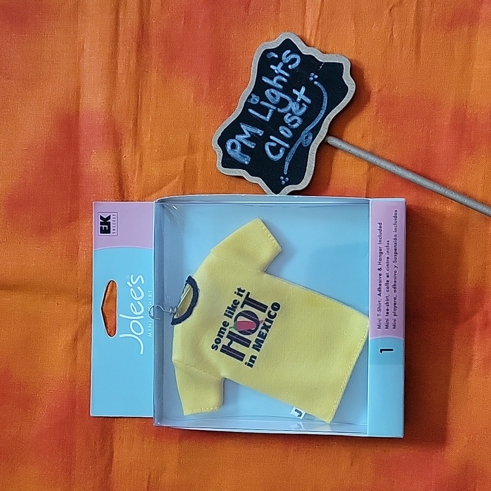 EK Success Mini T-Shirt Mexico Yellow New Jolee's New